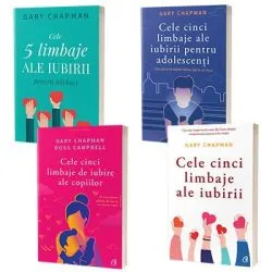 Pachet de 4 carti, autor Gary Chapman. Cele cinci limbaje de Gary Chapman