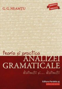 Teoria si practica analizei gramaticale. Distinctii si distinctii