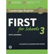 Cambridge English: First for Schools 3 de Cambridge University Press