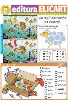 Jocul vacantei. Exercitii distractive de vacanta - Clasa 2 de Autor Anonim