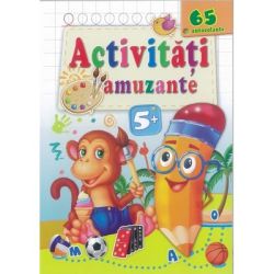 Maimutica-Activitati amuzante 5  cu 65 autocolante
