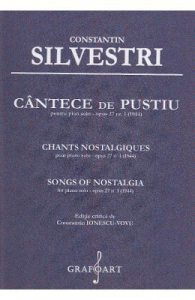 Cantece de pustiu pentru Pian solo opus 27 Nr.1