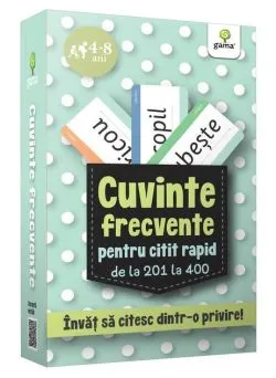 Cuvinte frecvente pentru citit rapid de la 201 la 400