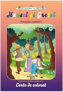 Hansel și Gretel. Carte de colorat de Serban Andreescu