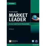 Market Leader 3rd Edition Pre-Intermediate Teachers Resource Book (with Test Master CD-ROM) de Bill Mascull