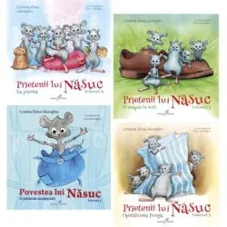 Pachet format din 4 volume din seria Prietenii lui Nasuc de Cristina Elena Gheorghiu