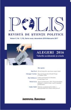 Polis Vol.5 Nr.1(15) Serie noua Decembrie 2016- Februarie 2017Revista de Stiinte Politice