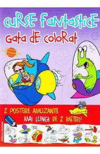Curse fantastice gata de colorat de OZN-uri