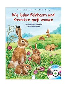 Kleine Feldhasen und Kaninchen werden groß