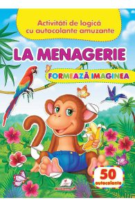La menagerie: Formeaza imaginea. 50 autocolante