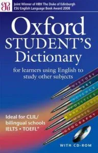 Oxford Student's Dictionary for learners using English to study other subjects - with CD-ROM de Alison Waters