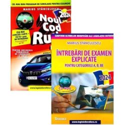 Pachet Legislatie rutiera 2024. Noul cod rutier si Intrebari explicate