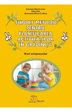 Suport metodic pentru planificarea activitatilor in gradinita. Nivel anteprescolar