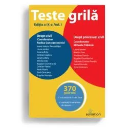 Teste grila. Editia a 9-a. Vol. 1. Drept civil • Drept procesual civil de Mihaela Tabarca