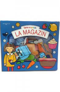 Bebe invata. Carte cu puzzle. La magazin