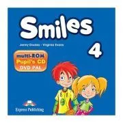 Curs Limba Engleza Smiles 4 Multi-ROM de Jenny Dooley