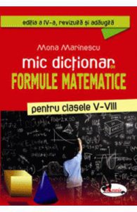 Mic dictionar de formule matematice clasele 5-8