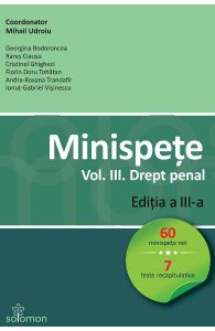 Minispete Vol.3. Drept penal