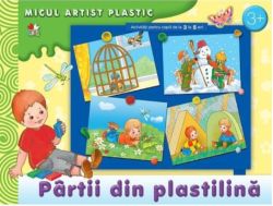 Pârtii din plastilină. Activități 3-4 ani. Micul artist plastic