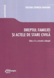 Dreptul familiei si actele de stare civila. Editia a 2-a