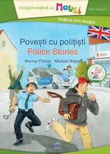 Povesti cu politisti - editie bilingva, contine un joc domino pentru copii