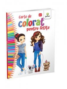 Carte de colorat pentru fetite