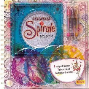 Deseneaza spirale decorative