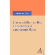 Starea civila, atribut de identificare a persoanei fizice