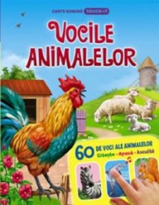 Vocile animalelor. 60 de voci ale animalelor. Citeste, apasa, asculta