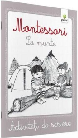 Activități de scriere Montessori. La munte