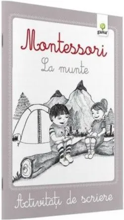Activități de scriere Montessori. La munte