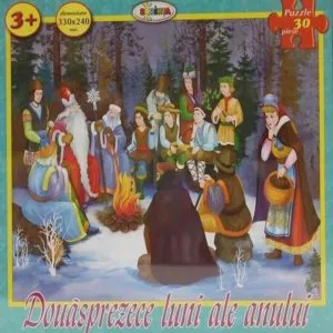 Puzzle - douasprezece luni ale anului (30 de piese)