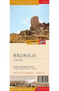 Muntii Macinului. Harta de drumetie de Muntii nostri