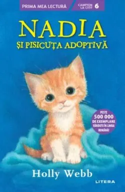 Nadia si pisicuta adoptiva de Holly Webb