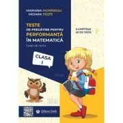 Teste de evaluare si pregatire pentru performanta in matematica, clasa 1 de Mariana Morarasu