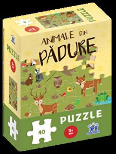 Animale din padure - puzzle