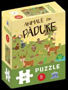 Animale din padure - puzzle