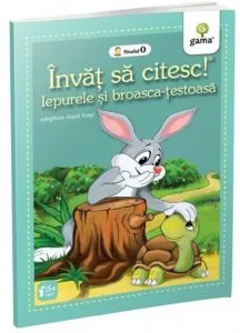 Iepurele si broasca-testoasa. Invat sa citesc! Nivelul 0