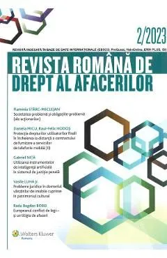 Revista romana de Drept al Afacerilor Nr.2/2023