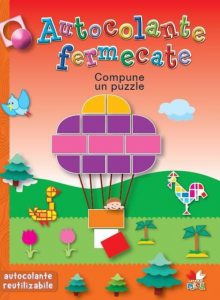 Compune un puzzle . Autocolante fermecate
