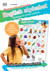 English Alphabet. Alfabetul în limba engleză. Planșe educaționale