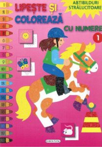 Lipeste si coloreaza cu numere 1