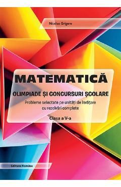 Matematica. Olimpiade si concursuri scolare - Clasa 5