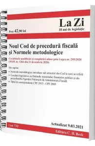 Noul Cod de procedura fiscala si Normele metodologice Act. 9.03.2021