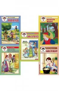 Set 5 Carti de colorat + Creioane