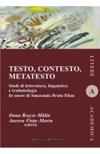 Testo, contesto, metatesto de Aurora Firta-Marin