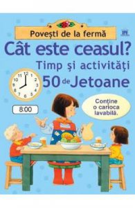 Cat este ceasul? Timp si activitati. 50 de jetoane