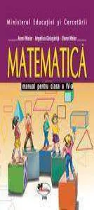 Matematica. Manual clasa a IV-a de Aurel Maior