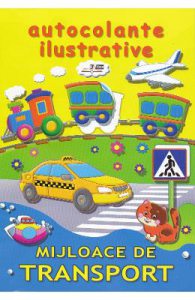 Mijloace de transport. Autocolante ilustrative