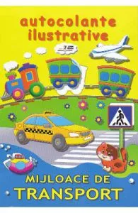 Mijloace de transport. Autocolante ilustrative